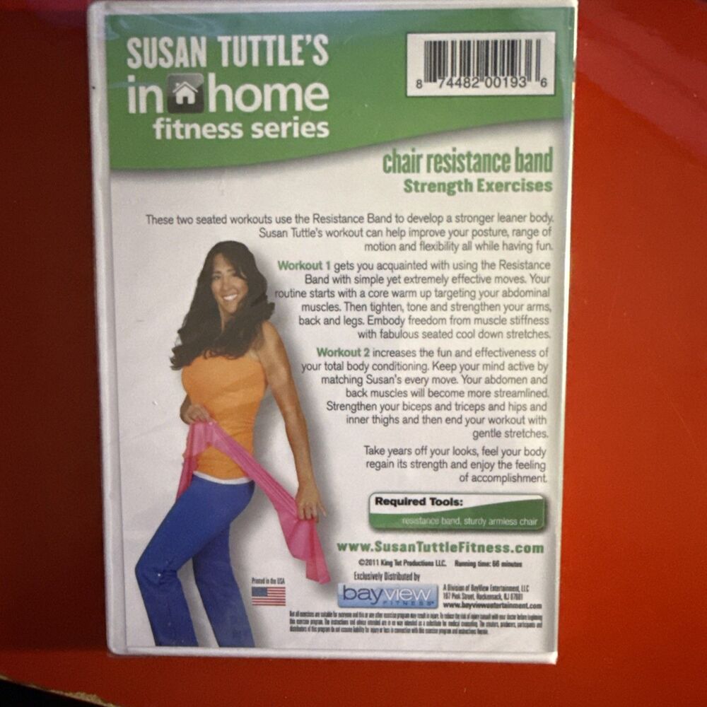 Chair Resistance Band Strength Exercises (DVD)